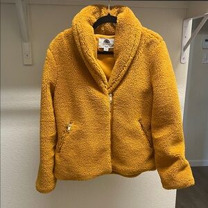 Cozy Yellow Sherpa Jacket